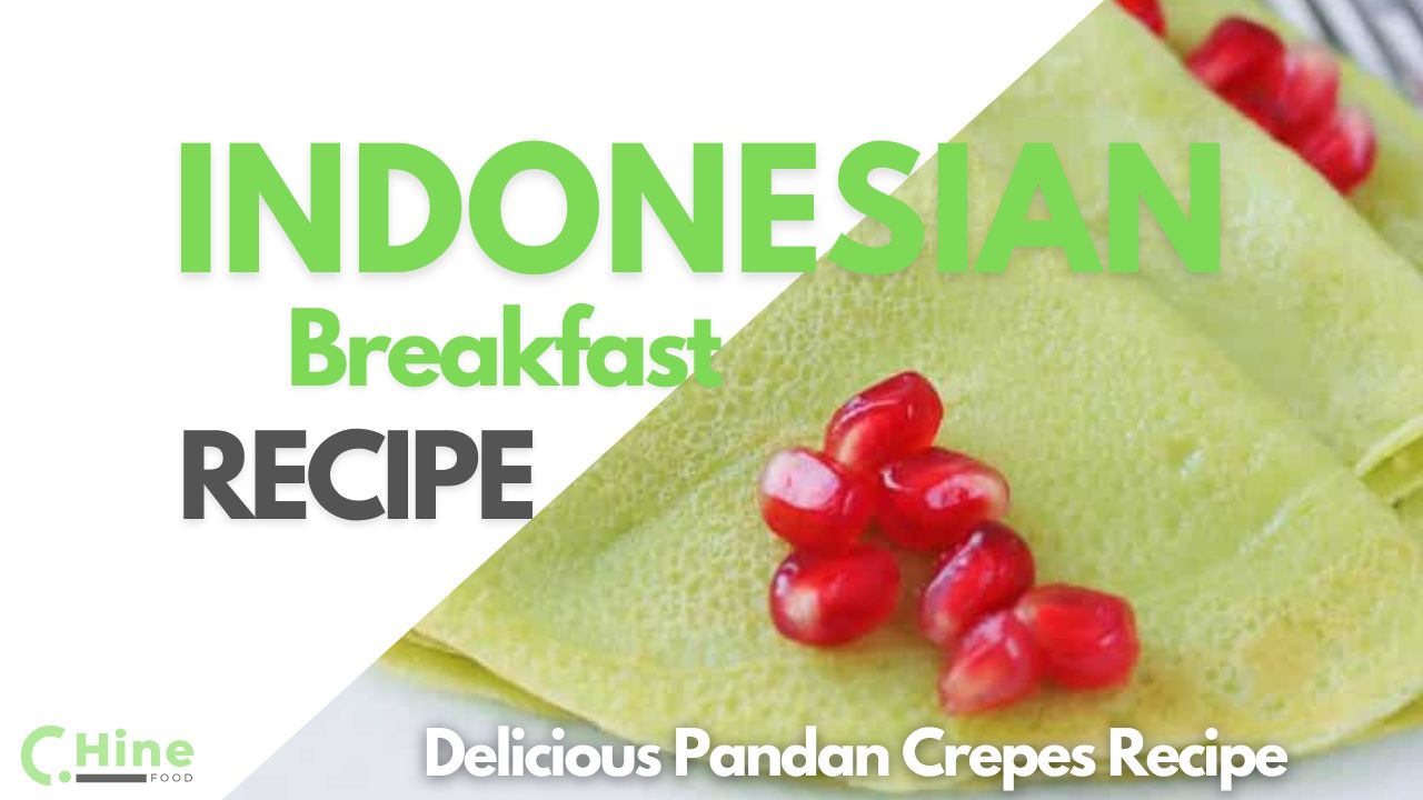 Delicious Indonesian Pandan Crepes